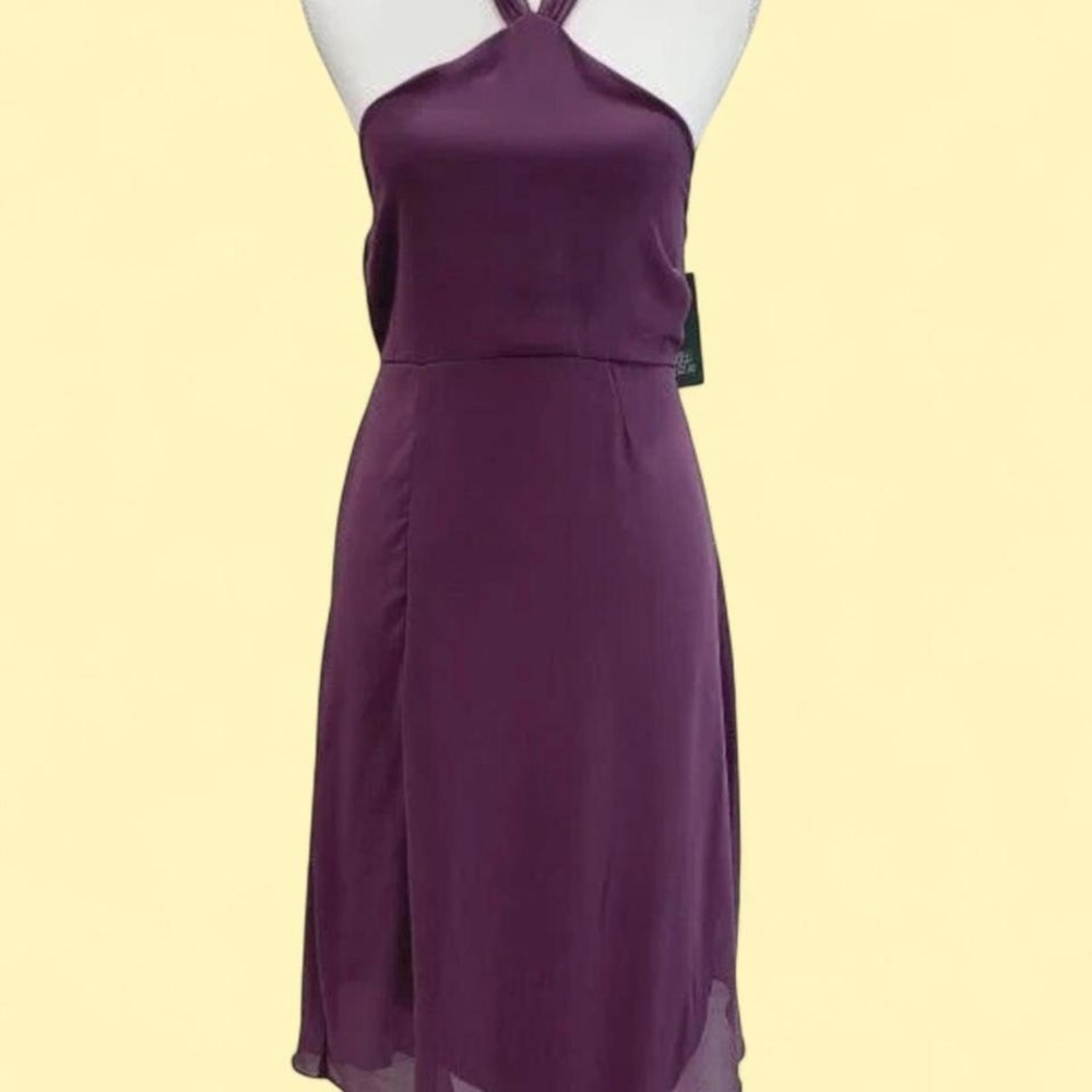 Wild Fable Purple Tie Strap‎ Midi Dress Size Medium